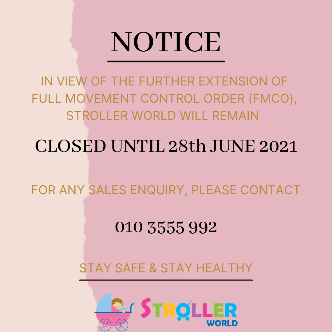 SHOWROOM CLOSURE NOTICE