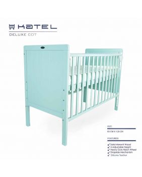 KATEL Baby Cot - Deluxe Pebble Green